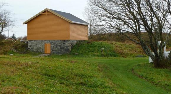 Kjellerbua sett fra kaiomr�det.